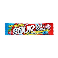 Face Twisters Sour Taffy Combo Bar, 1.4 oz