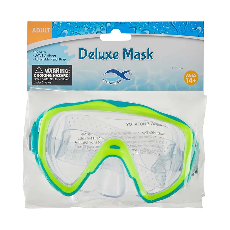 Swimgear Adult Anti-Fog Deluxe Swim Mask