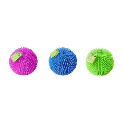Soft Spike Rubber Ball, 8 in, Assorted