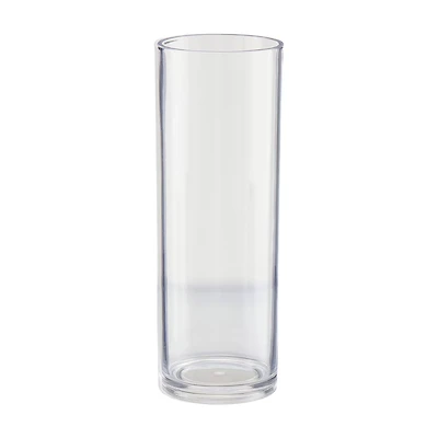 Acrylic Straight Highball Glass, Clear