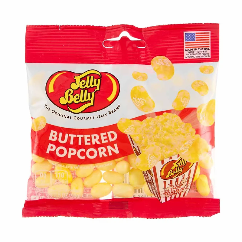 Jelly Belly Buttered Popcorn Jelly Beans, 3.5 oz
