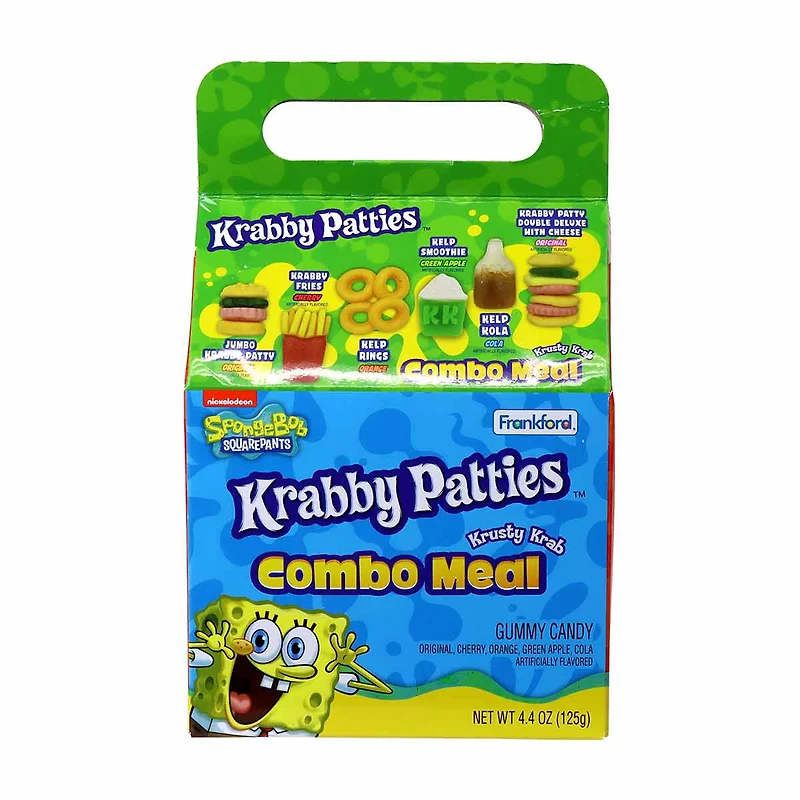 Frankford Krabby Patties Combo Meal Gummy Candy, 4.4 oz