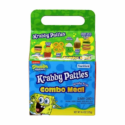 Frankford Krabby Patties Combo Meal Gummy Candy, 4.4 oz
