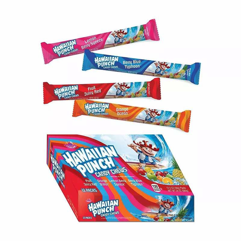 Hawaiian Punch Candy Chews, 24 ct