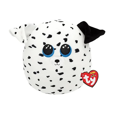 Ty Beanie Babies 'Fetch' Dog, White/Black Spots, 14 in