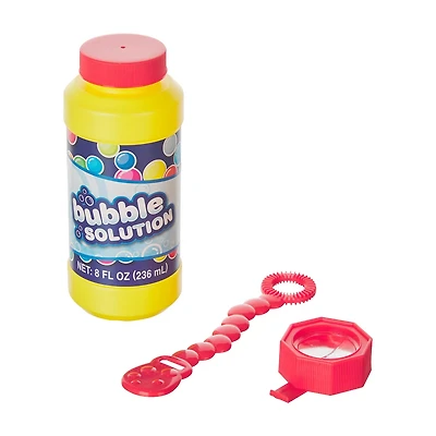 No Spill Bubble Solution, 8 fl oz, Assorted