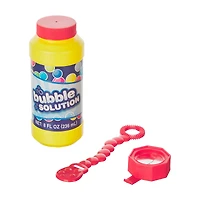 No Spill Bubble Solution, 8 fl oz, Assorted