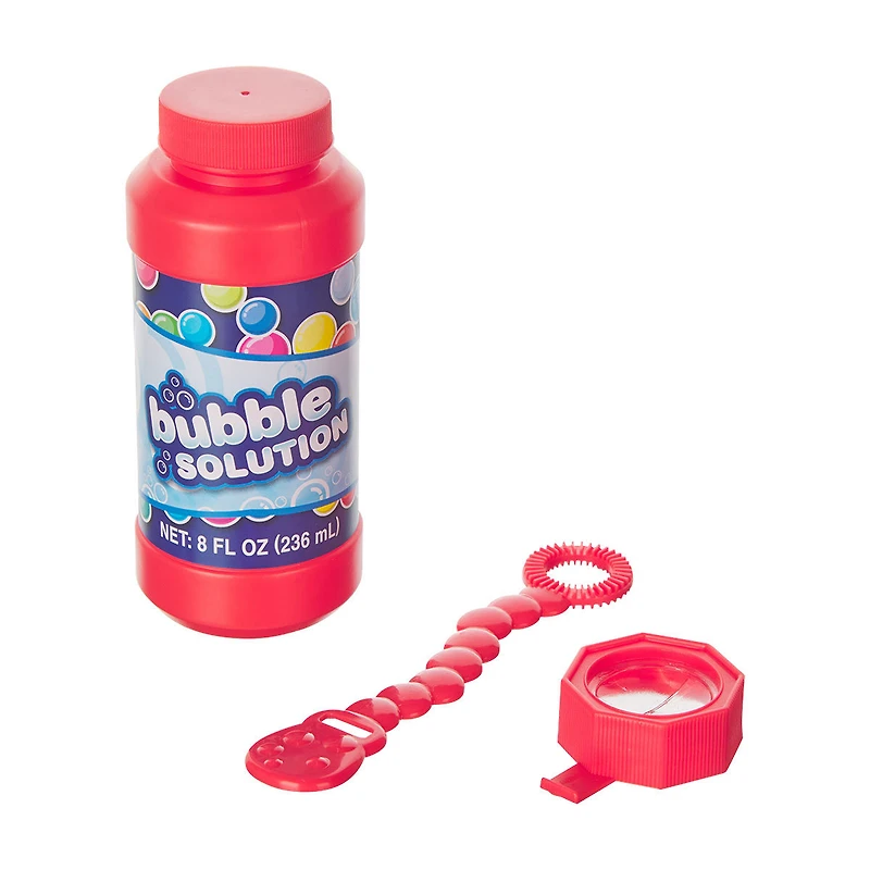 No Spill Bubble Solution, 8 fl oz, Assorted