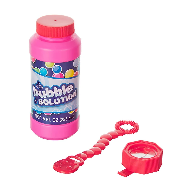 No Spill Bubble Solution, 8 fl oz, Assorted