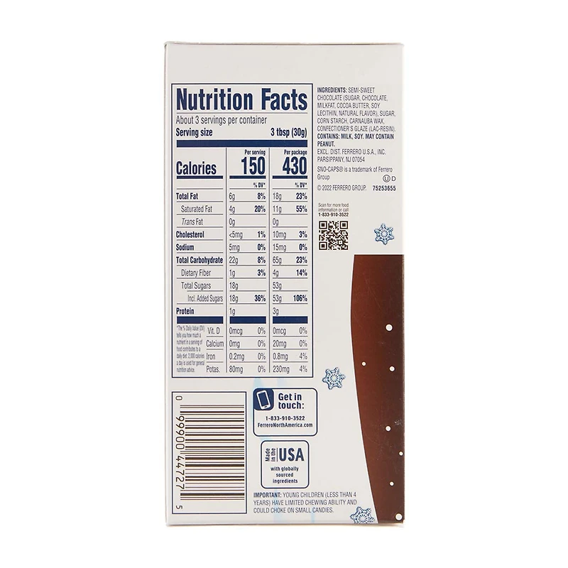 Sno-Caps Chocolate Theater Box, 3.1 oz