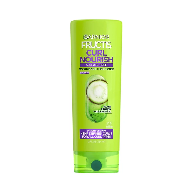 Garnier Fructis Curl Nourish Moisturizing Conditioner, 12 fl oz
