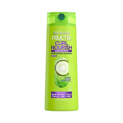 Garnier Fructis Curl Nourish Moisturizing Shampoo, 12.5 fl oz