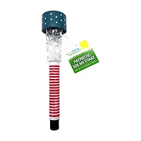 True Living Patriotic Solar Stake