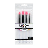Moda Next Gen Neon Eye Brush Kit, 4 ct, Assorted
