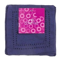 Blue Fabric Coasters, Pack of 4