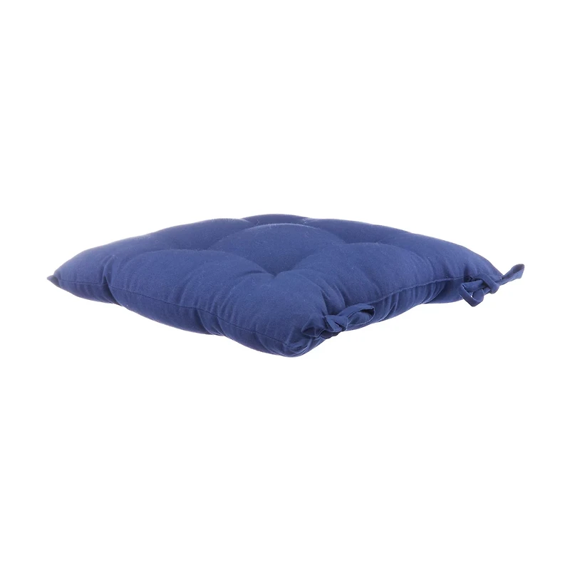 Decorative Square Cushion Seat, Blue