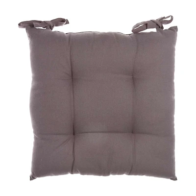 Decorative Square Cushion Seat, Gray
