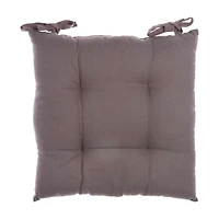 Decorative Square Cushion Seat, Gray