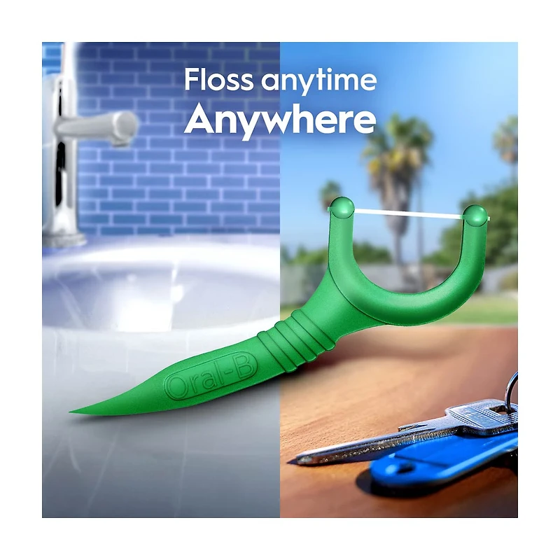 Oral-B Glide Mint Dental Floss Picks with Long Lasting Scope Flavor, 75 ct