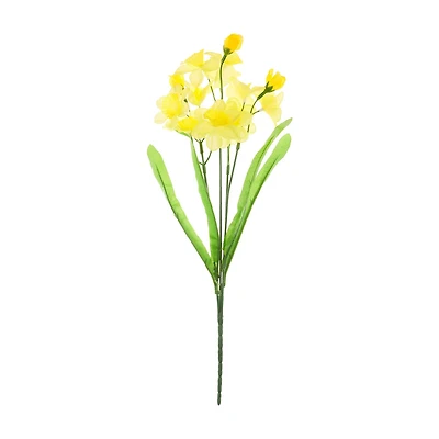Artificial Wild Flower Stem, Yellow