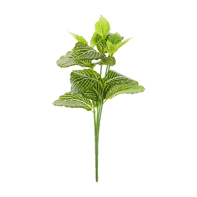 Artificial Fittonia Leaf Bunch, Green