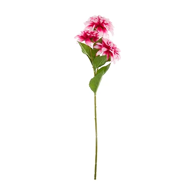 Artificial Dahlia Long Stem, Pink