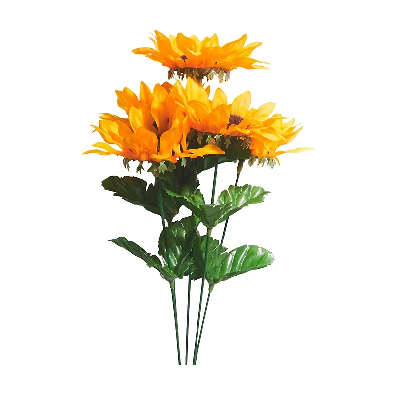 Artificial Sunflower Bush Gold