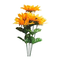 Artificial Sunflower Bush Gold