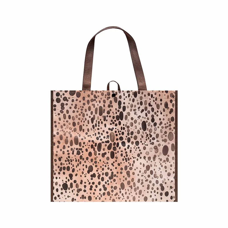 Chic Animal Print Reusable Tote Bag