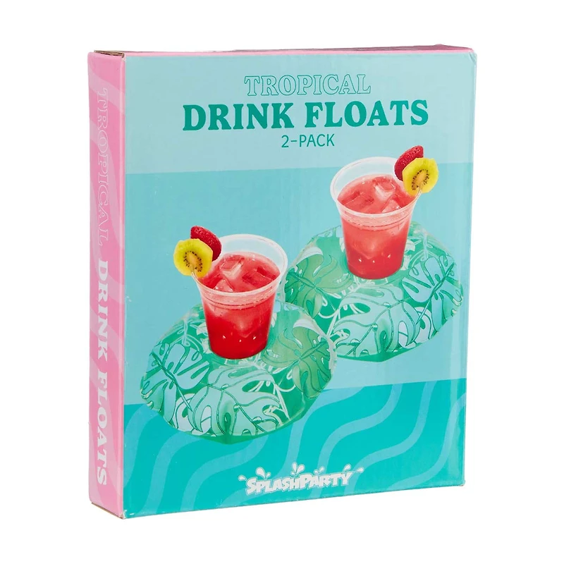 Splash Party Tropical Drink Floats, Pack of 2