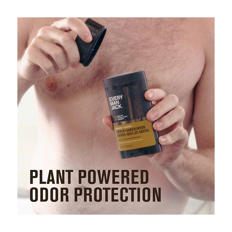 Every Man Jack Sea Salt + Citrus Aluminum Free Deodorant, 3 oz