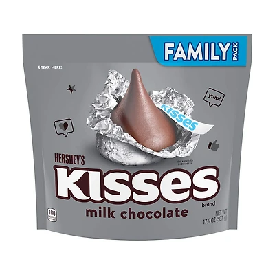 Hershey's Kisses Milk Chocolate Family Pack, 17.9 oz