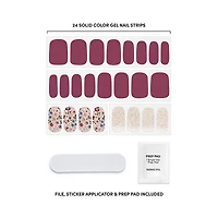 Dashing Diva Gloss Ultra Shine Gel Palette Nail Strips, 24 ct