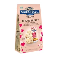 Ghirardelli Crème Brulee White Chocolate Hearts, 4.1 oz