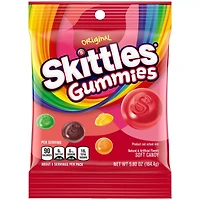 SKITTLES GUMMIES Original Gummy Candy, 5.8 oz Bag