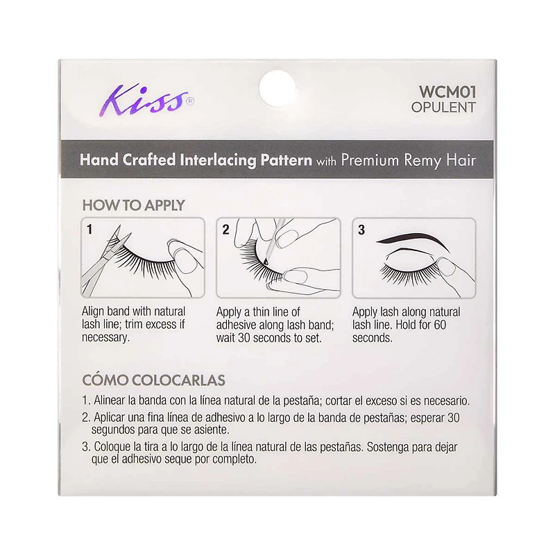 Kiss Wispy Effect Remy Collection, Opulent, 3 ct