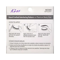 Kiss Wispy Effect Remy Collection, Opulent, 3 ct