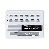 Kiss Underlash Extender False Eyelash Clusters, Elongated, 12 ct