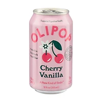 Olipop Cherry Vanilla Soda, 12 fl oz