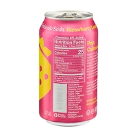 Poppi Strawberry Lemon Prebiotic Soda, 12 fl oz