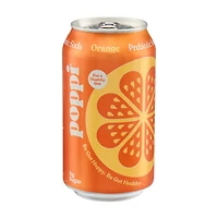 Poppi Orange Prebiotic Soda, 12 fl oz