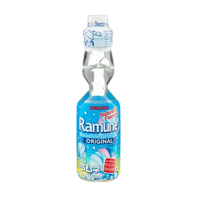Ramune Original-Flavor Premium Carbonated Soft Drink, 6.76 fl oz