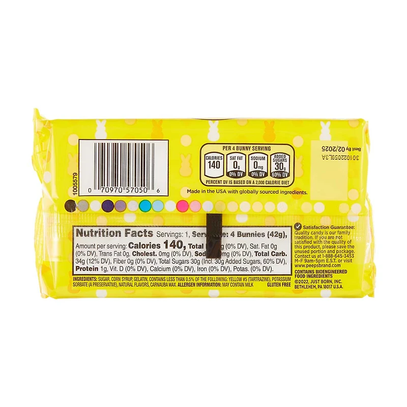 PEEPS Yellow Chicks Marshmallow, 1.5 oz