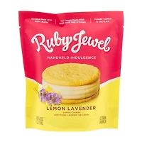 Ruby Jewel Lemon Cookies with Honey Lavender Ice Cream