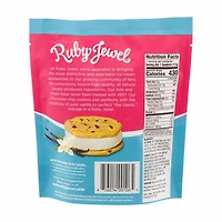 Ruby Jewel Chocolate Chip Cookes with Vanilla Ice Cream