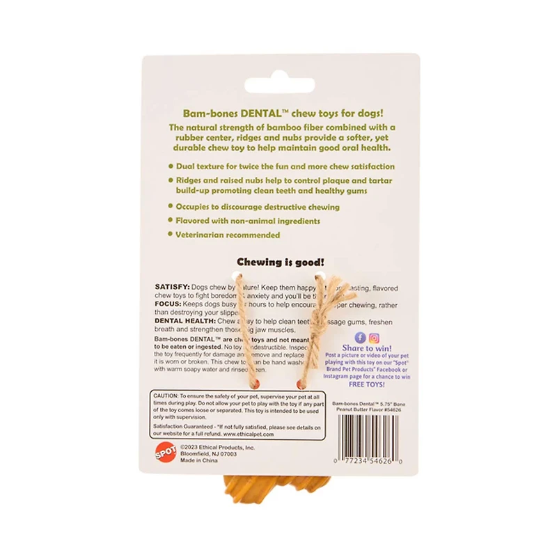 Spot Bam Bones Dental Chew for Dogs