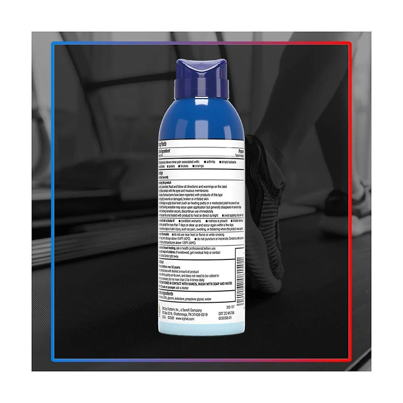 Icy Hot Original Pain Relief Dry Spray,4 oz