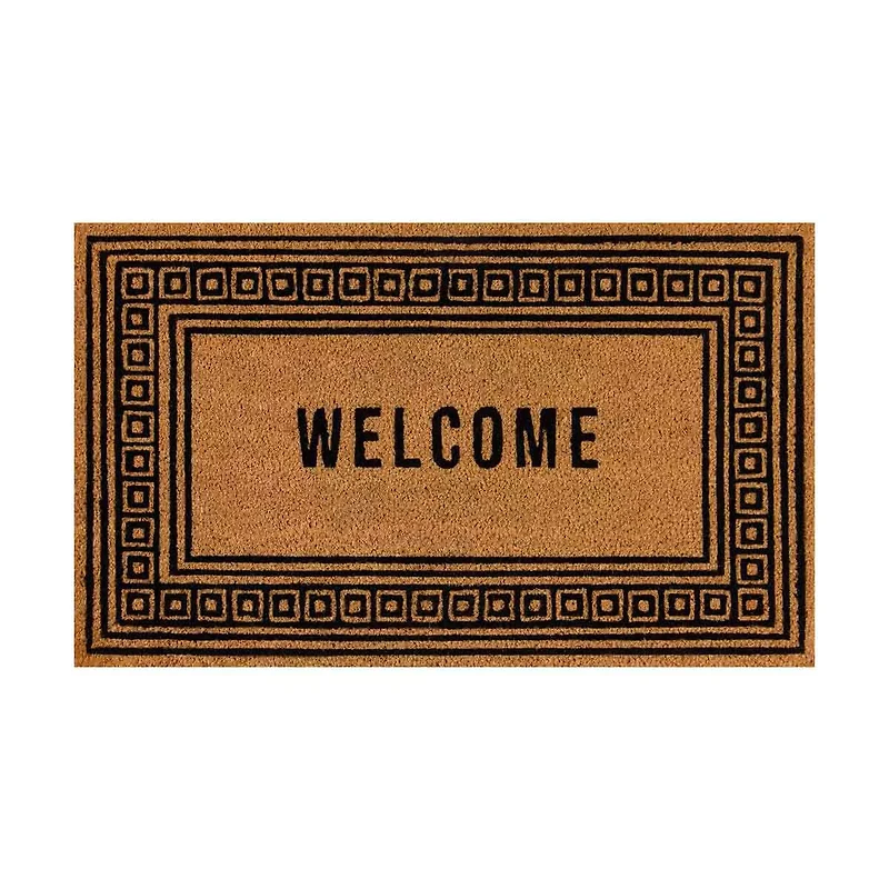 Welcome Printed Coir Doormat