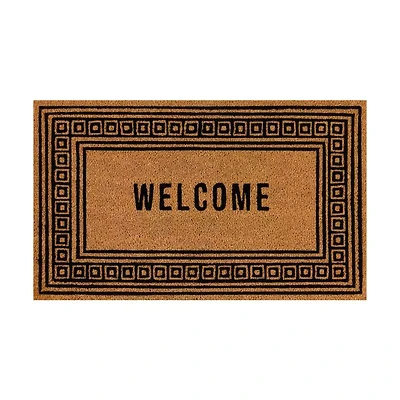 Welcome Printed Coir Doormat