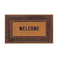 Welcome Printed Coir Doormat